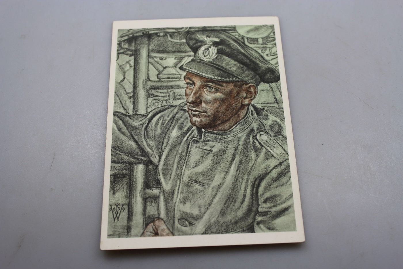 Cartolina postale Willrich -“Unsere U-Boot=Waffe” WW2