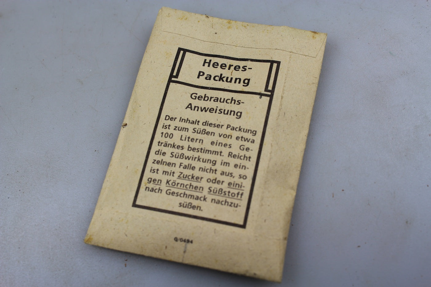 Saccarina Heeres Packung