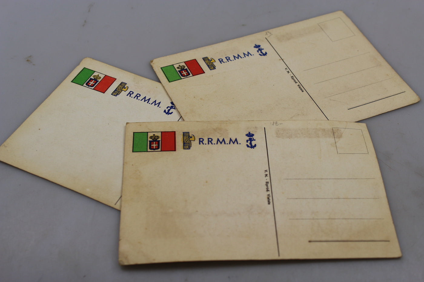 # 3 cartoline postali Regia Marina