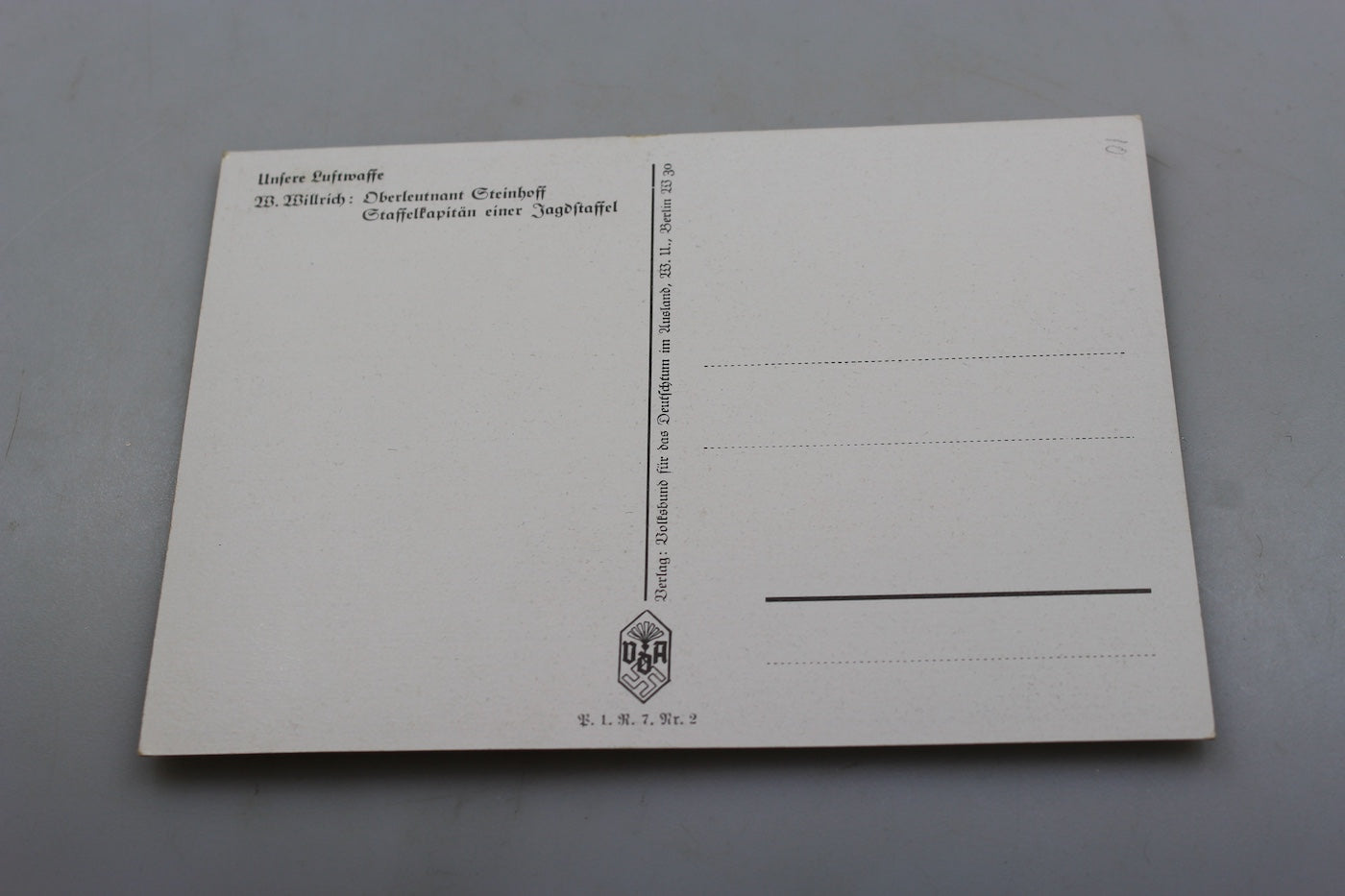Cartolina postale Willrich – “Unsere Luftwaffe”