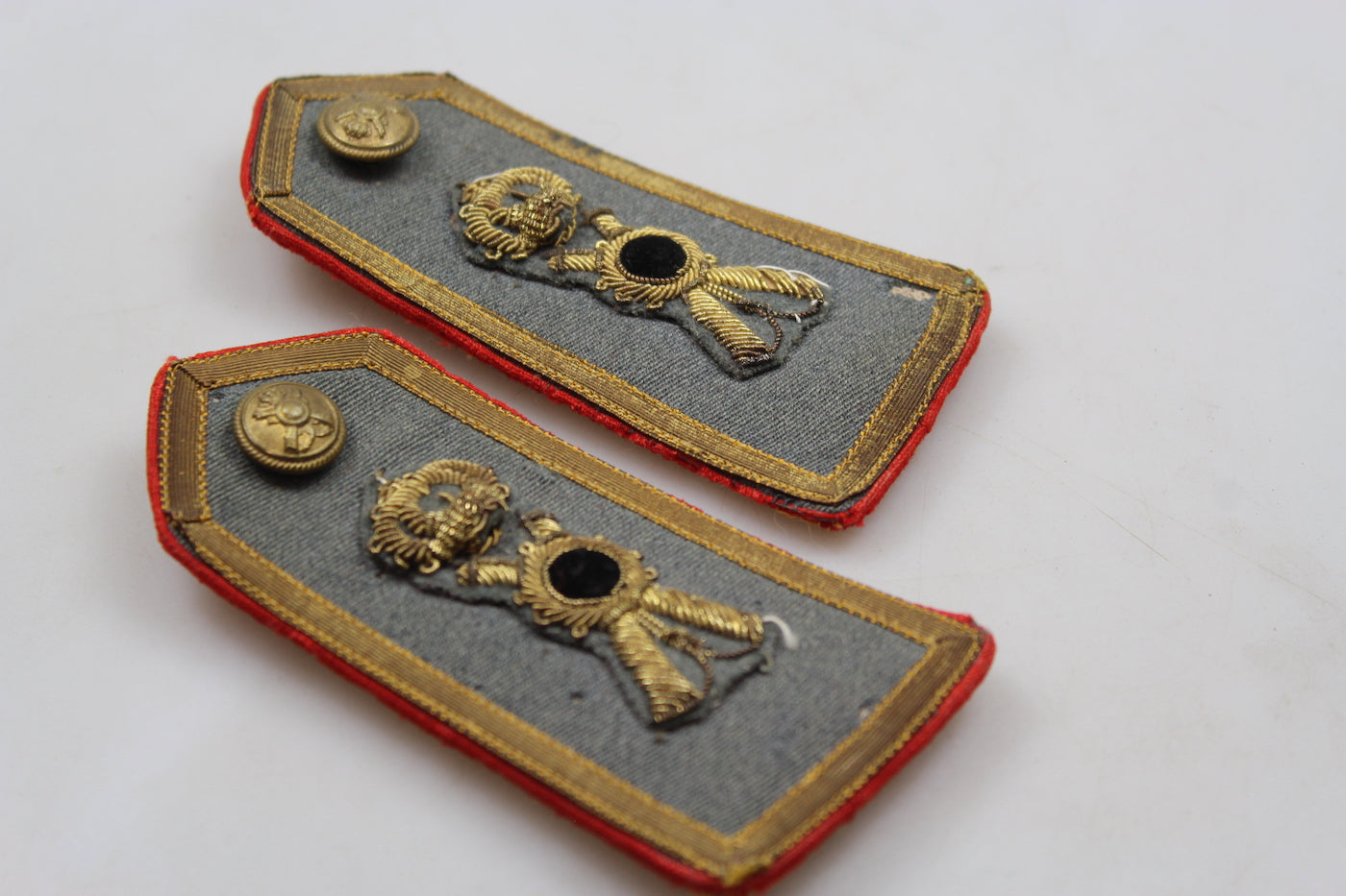 Coppia spalline M.34 Ufficiale Superiore REI WW2