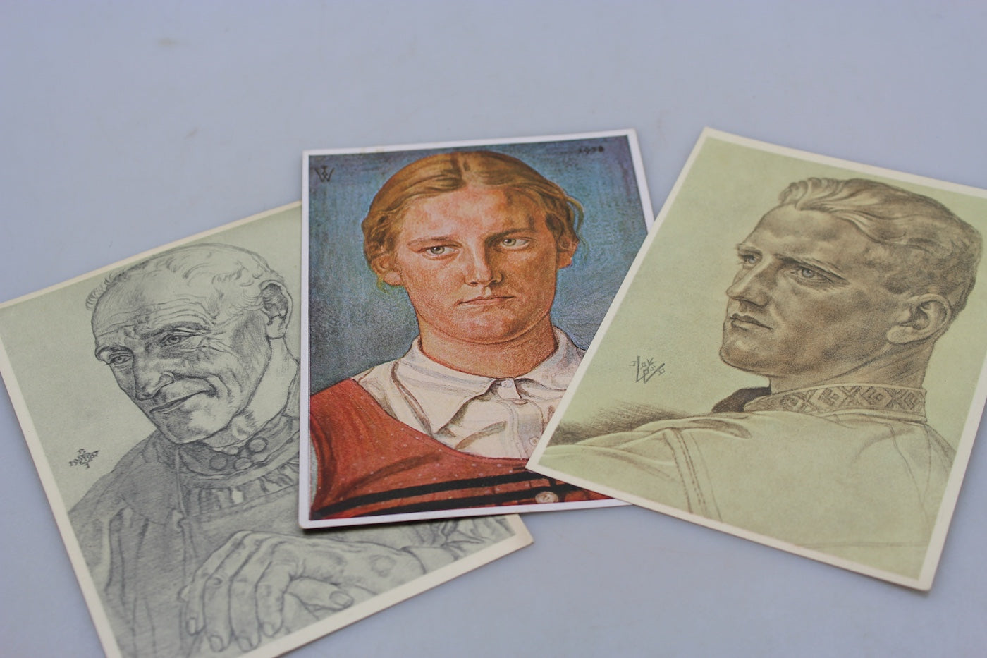 #3 cartoline W.Willrich Serie "Blutabel in der Welt"