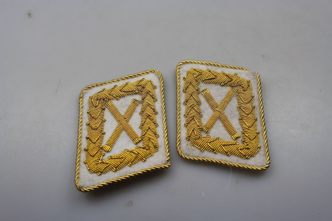 Repro coppia mostrine Feldmaresciallo Luftwaffe WW2