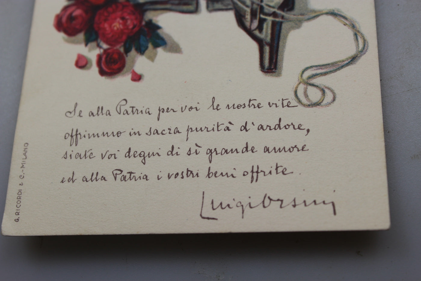 Cartolina "prestito" WW1