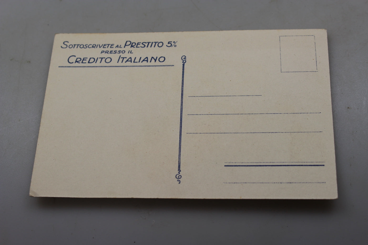 Cartolina "prestito" WW1