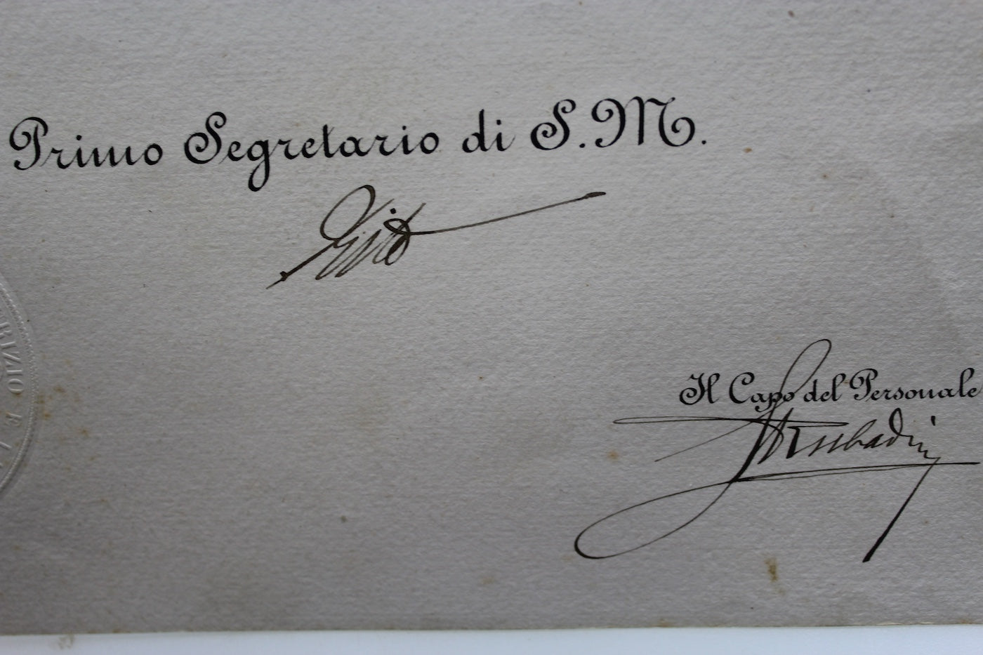 Attestato Cavaliere Ordine Santi Maurizio e Lazzaro, foto 5