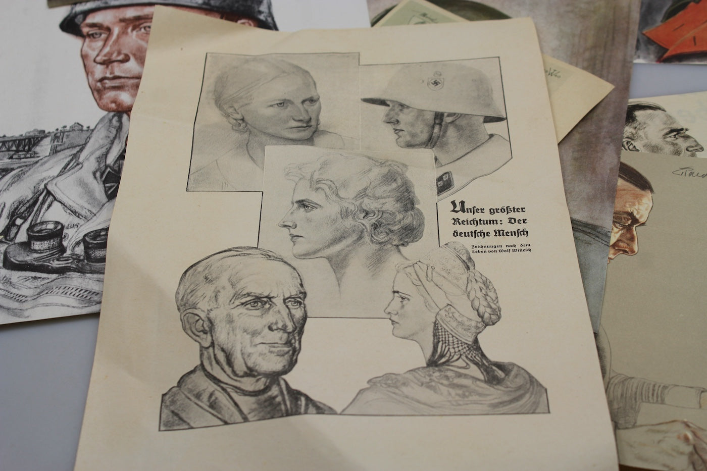 Collezione d'epoca (1933/45) ritagli giornale W.Willrich