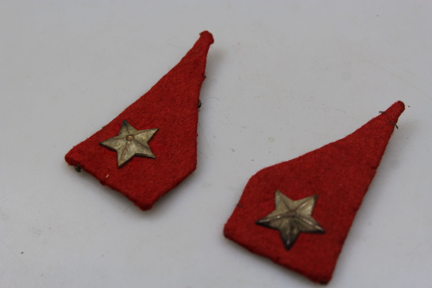 Coppia mostrine Ufficiale di Sanità REI WW2