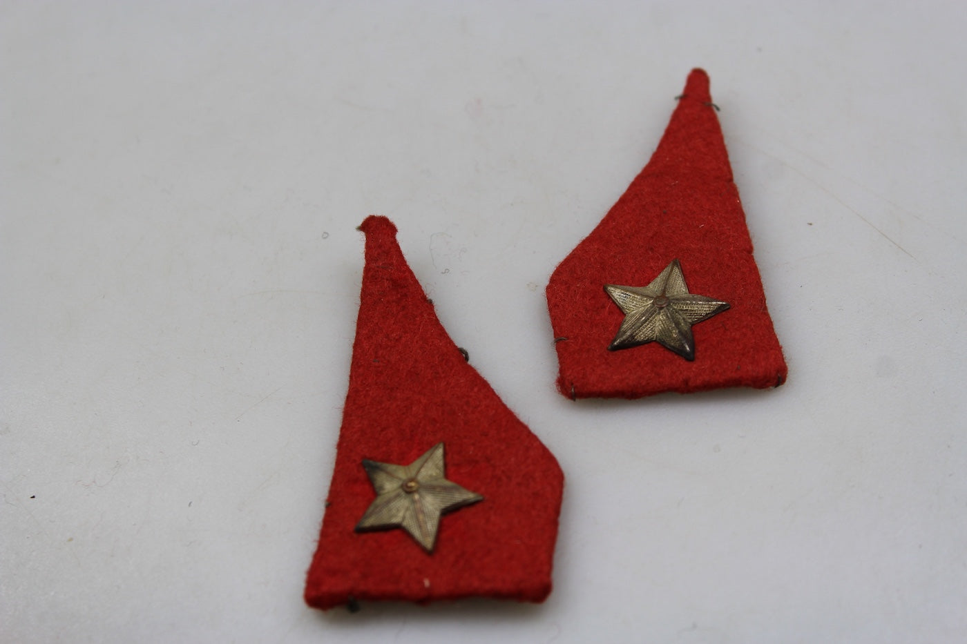 Coppia mostrine Ufficiale di Sanità REI WW2
