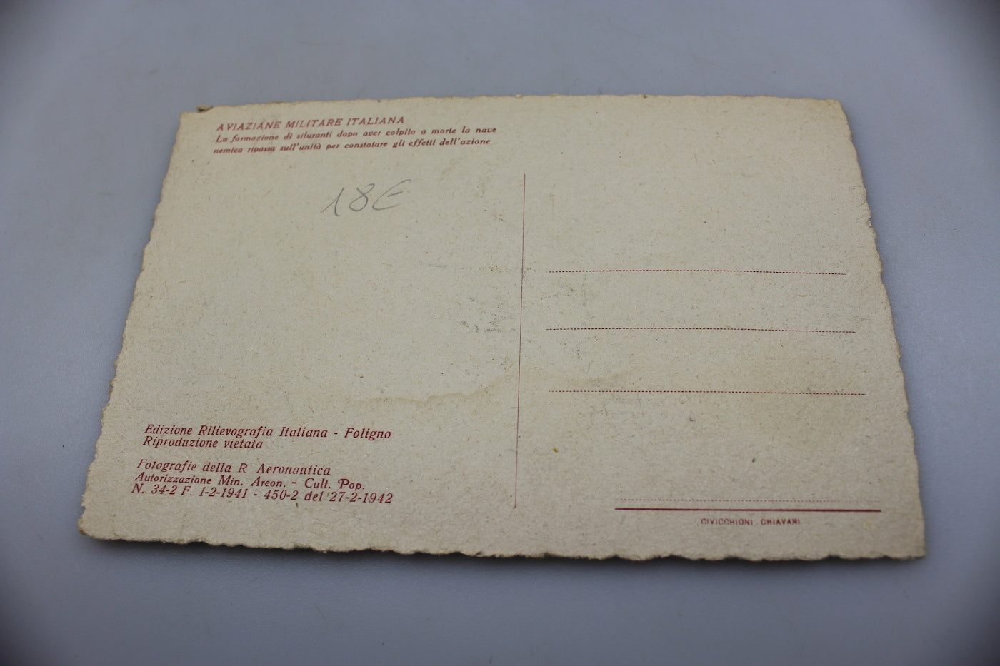 Cartolina postale  Regia Aeronautica