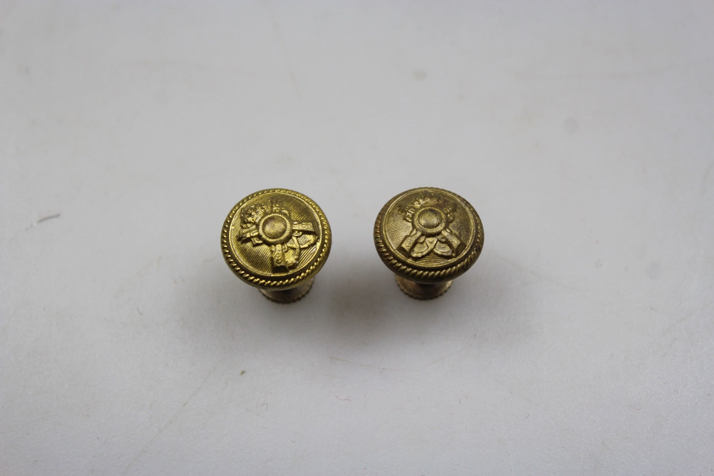 Bottoni a vite spalline Ufficiale Fanteria REI WW 2