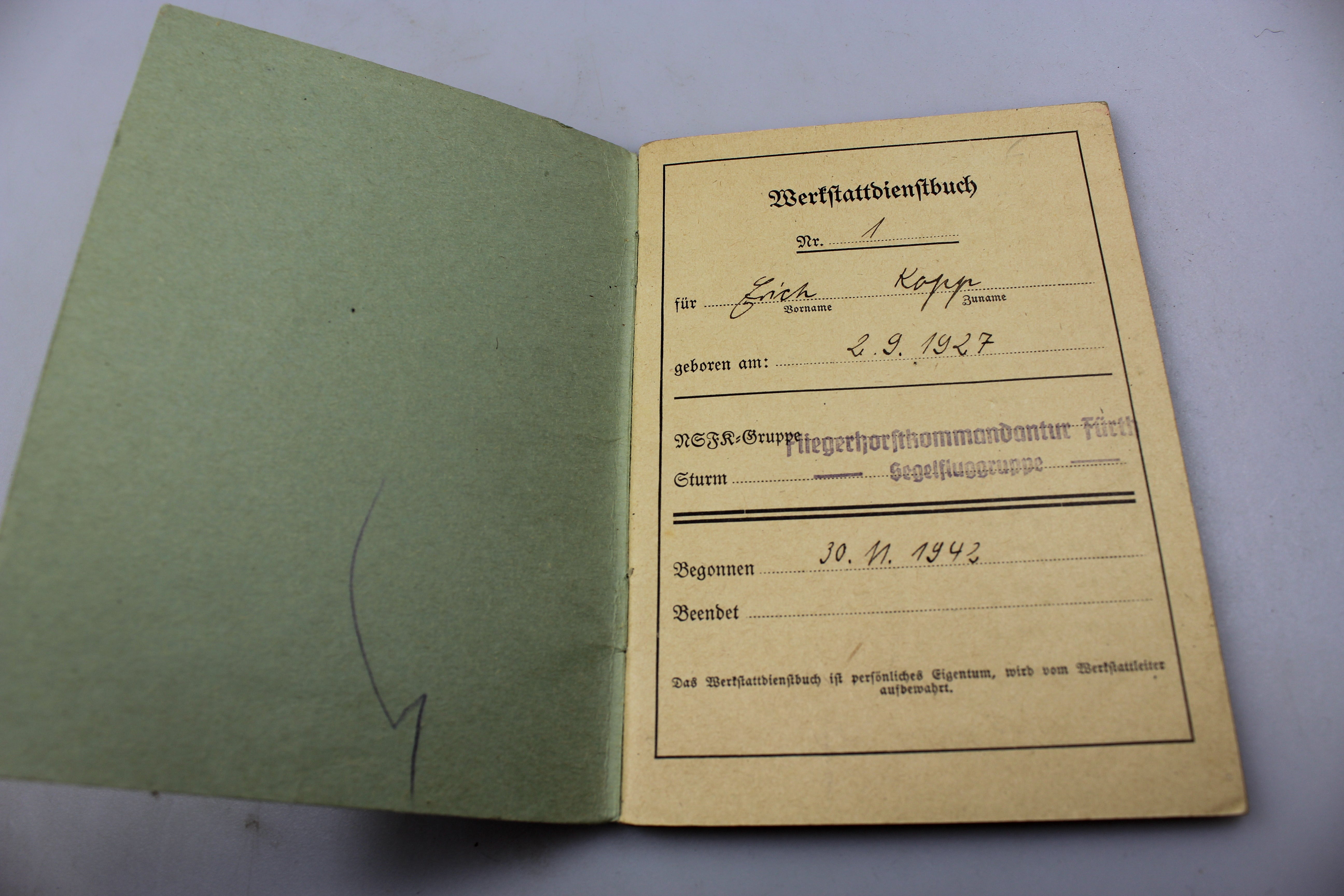 Dienstbuch NSFK