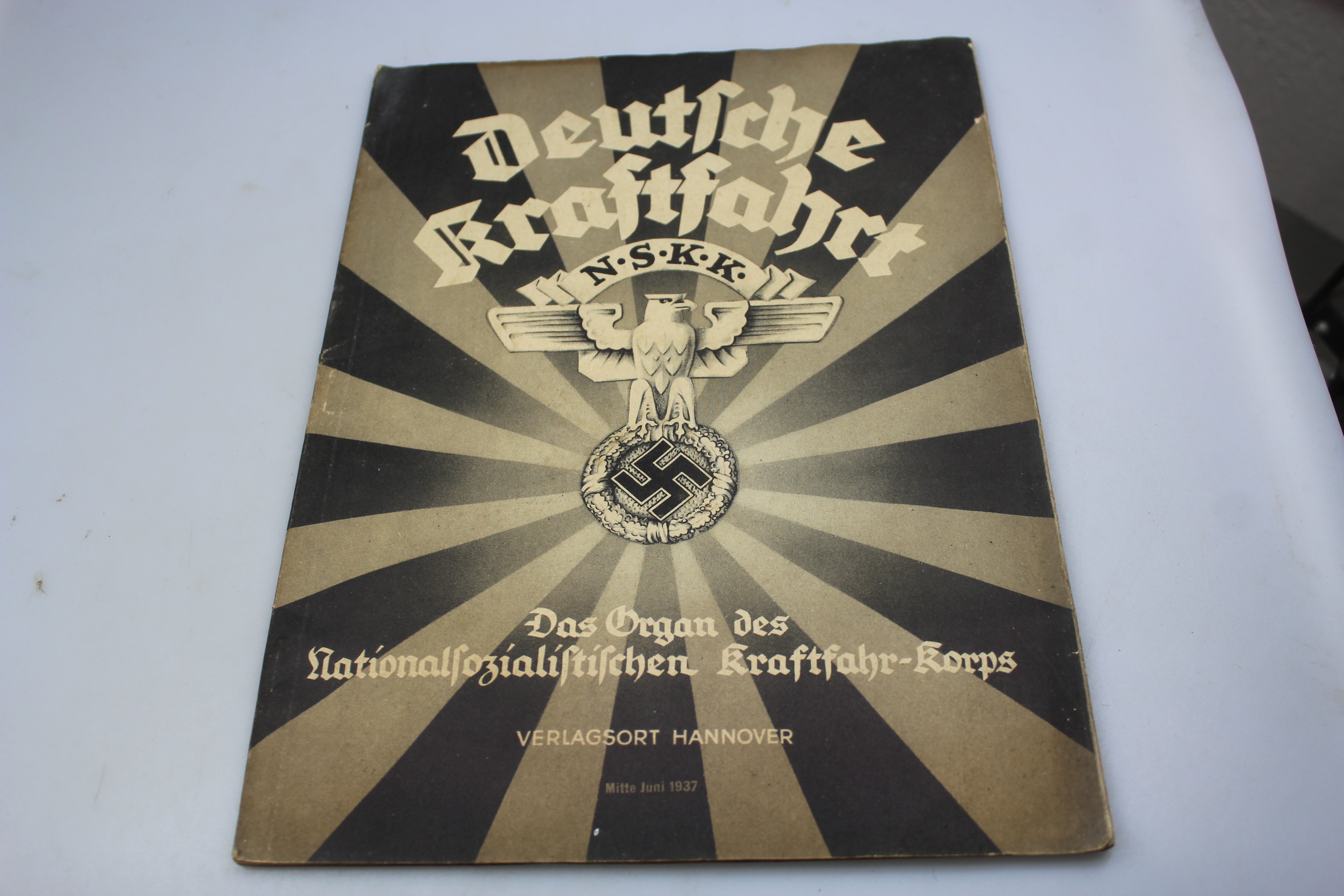 "Deutsche Kraftfahr N.S.K.K." Rivista Ufficiale