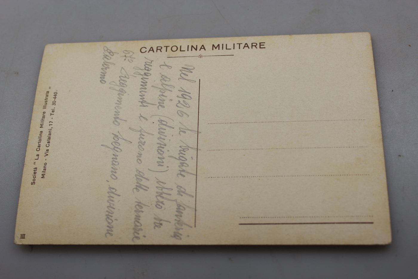 Cartolina postale REI