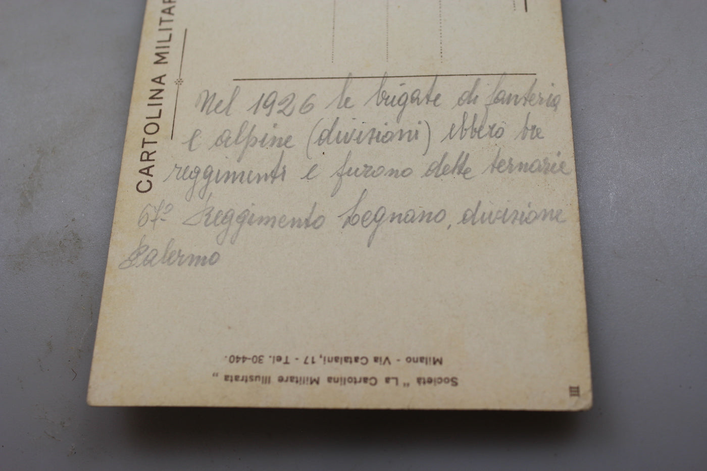 Cartolina postale REI