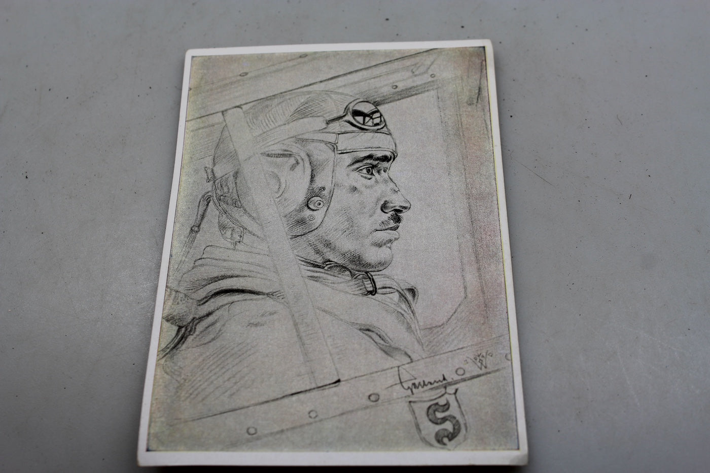 Cartolina postale Willrich -“Oberst Galland” WW2