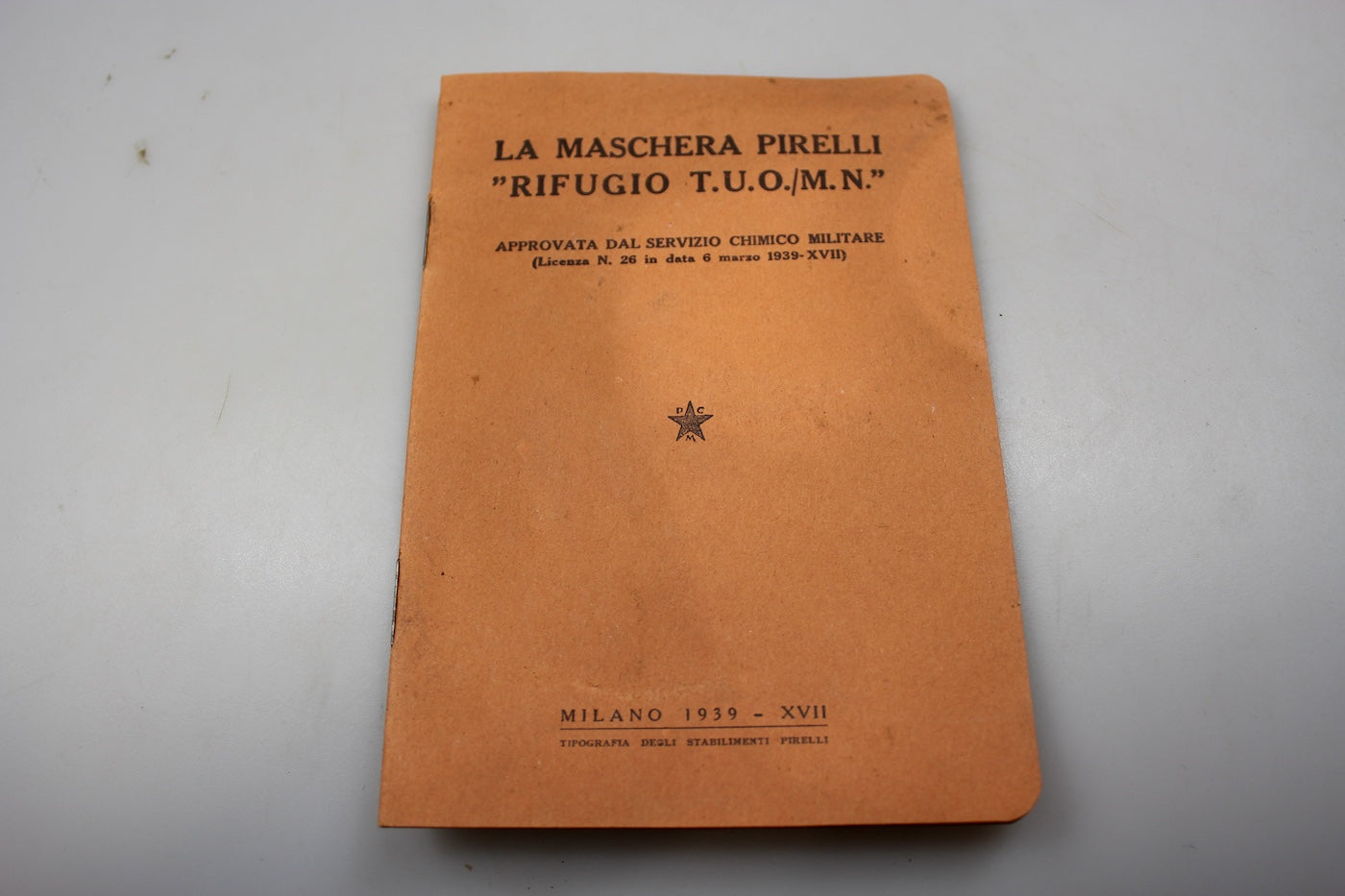 Manuale MAG Pirelli "Rifugio T.U.O./M.N." WW 2