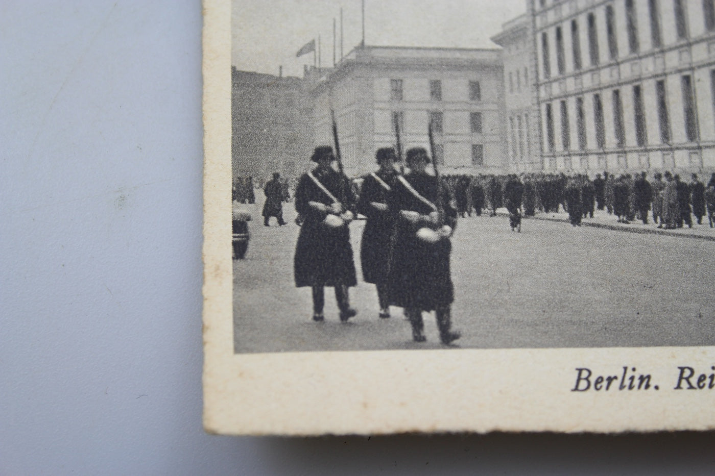 Coppia cartoline Berlino anni 30' Porta Brandeburgo / Reichskanzlei, foto 3
