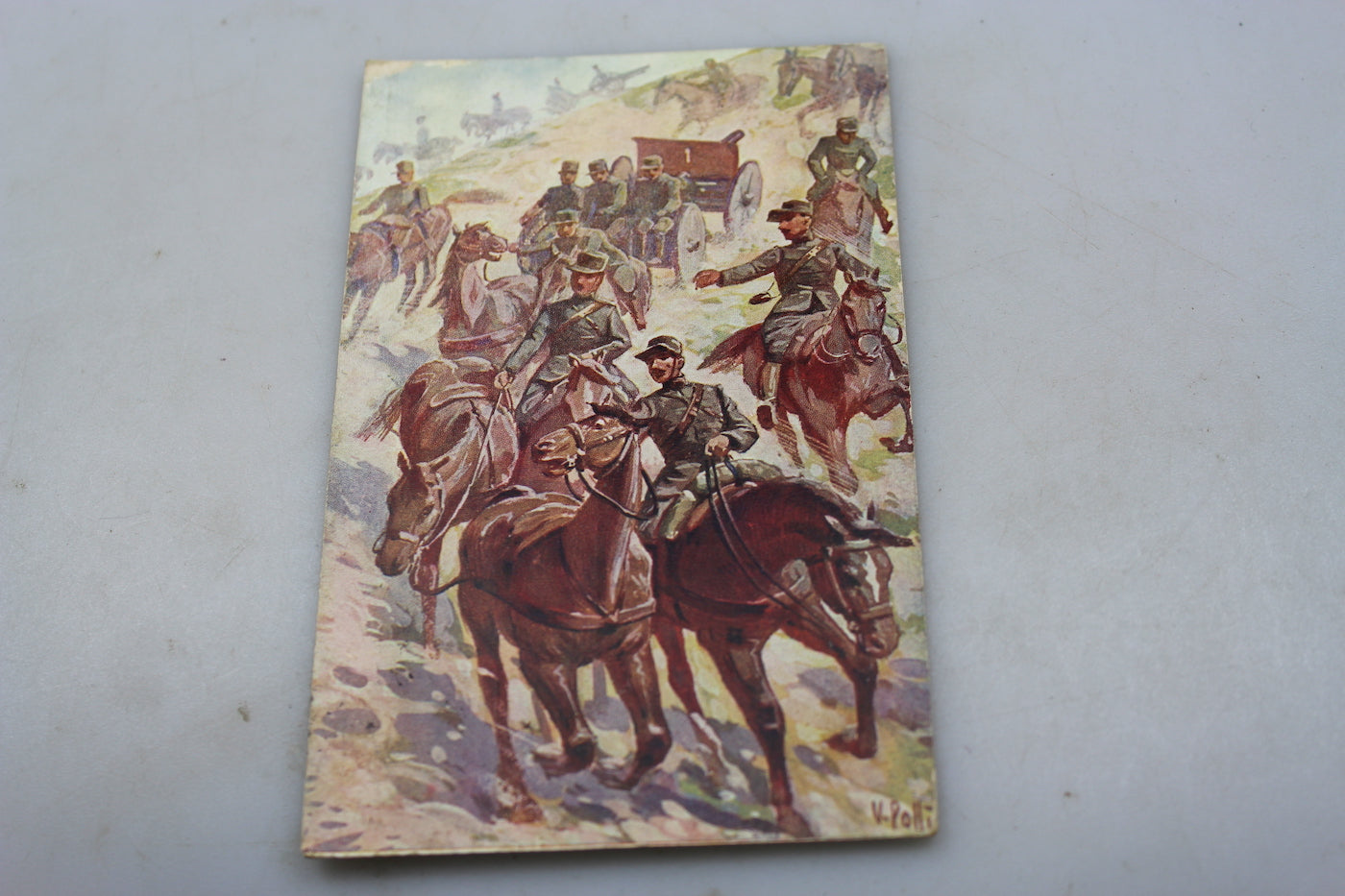 Cartolina postale "Artiglieria a cavallo"