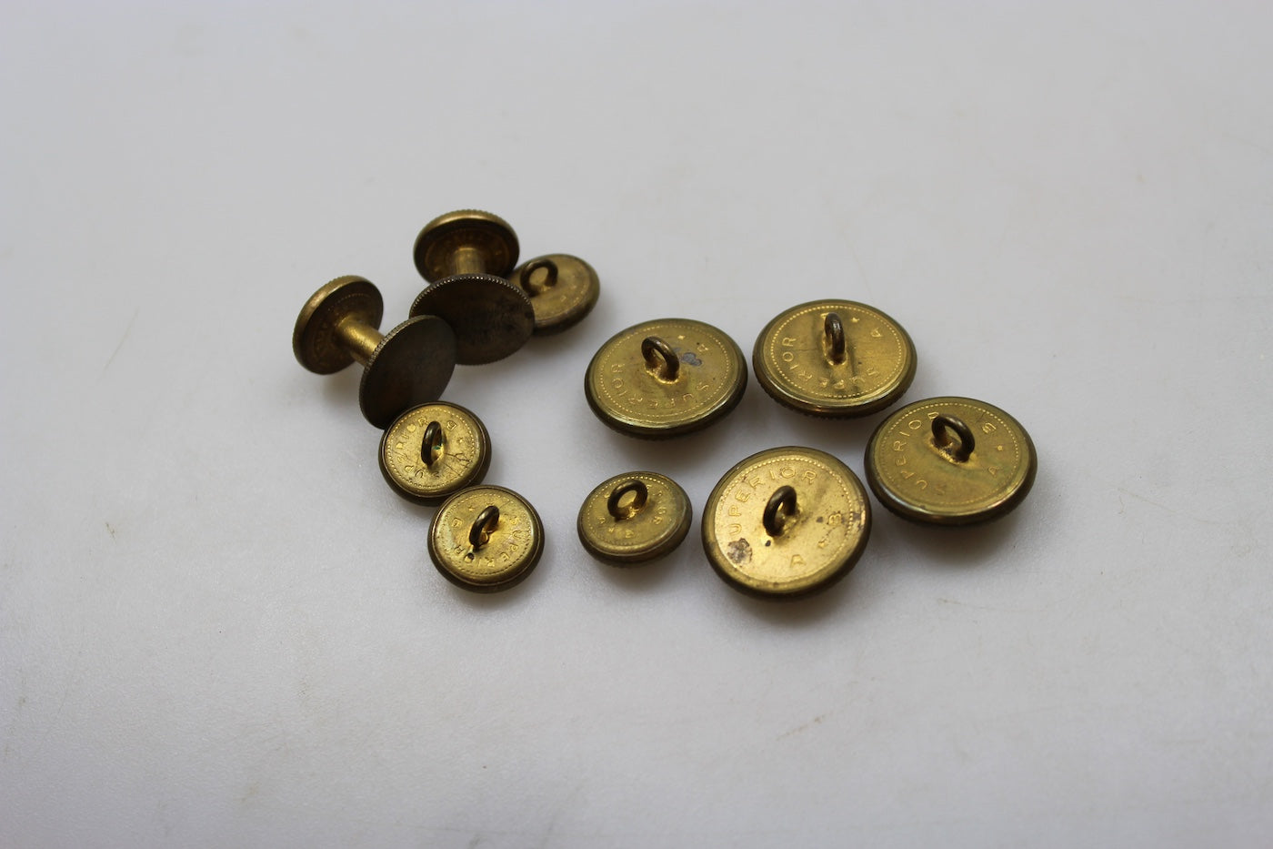 Set bottoni giubba 34 Ufficiale Commissariato Militare REI WW 2