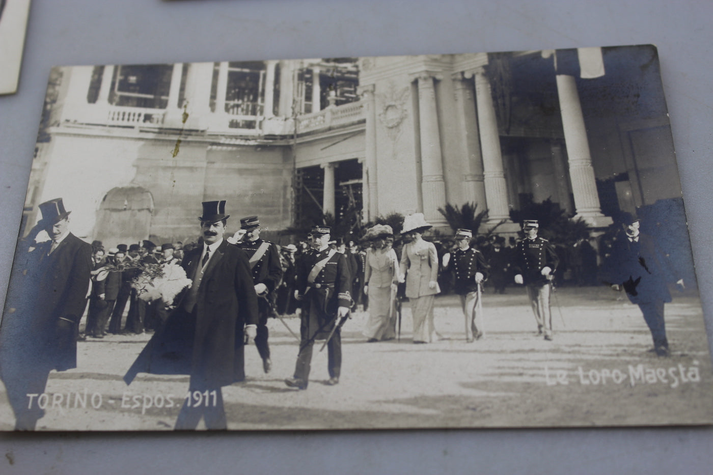 Cartoline postali Torino 1911 Re e Regina