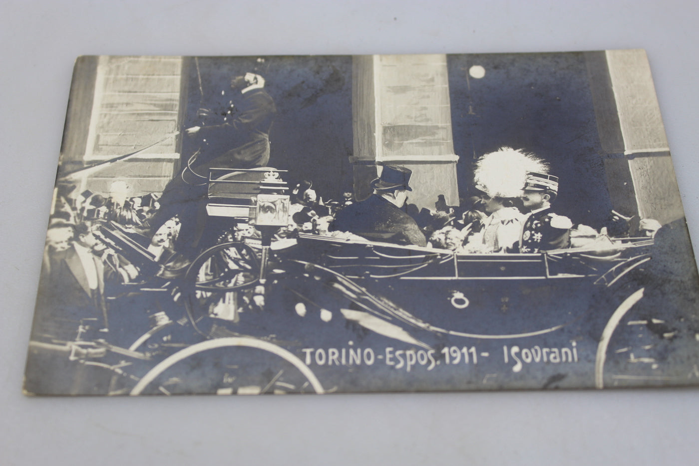 Cartoline postali Torino 1911 Re e Regina