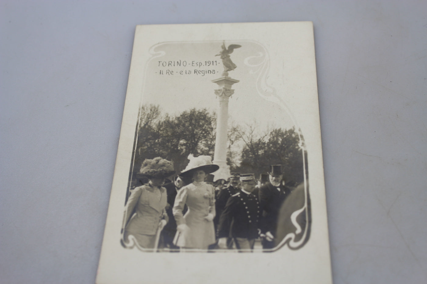 Cartoline postali Torino 1911 Re e Regina