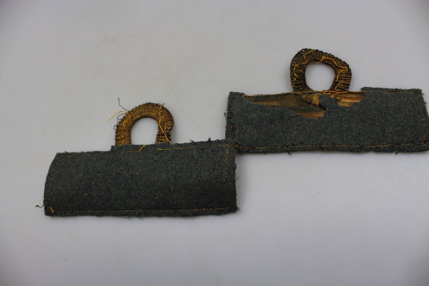 Coppia gradi M.34 Ufficiale REI WW2