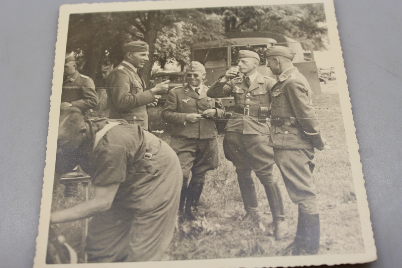 Foto "da campo" Ufficili Luftwaffe WW2