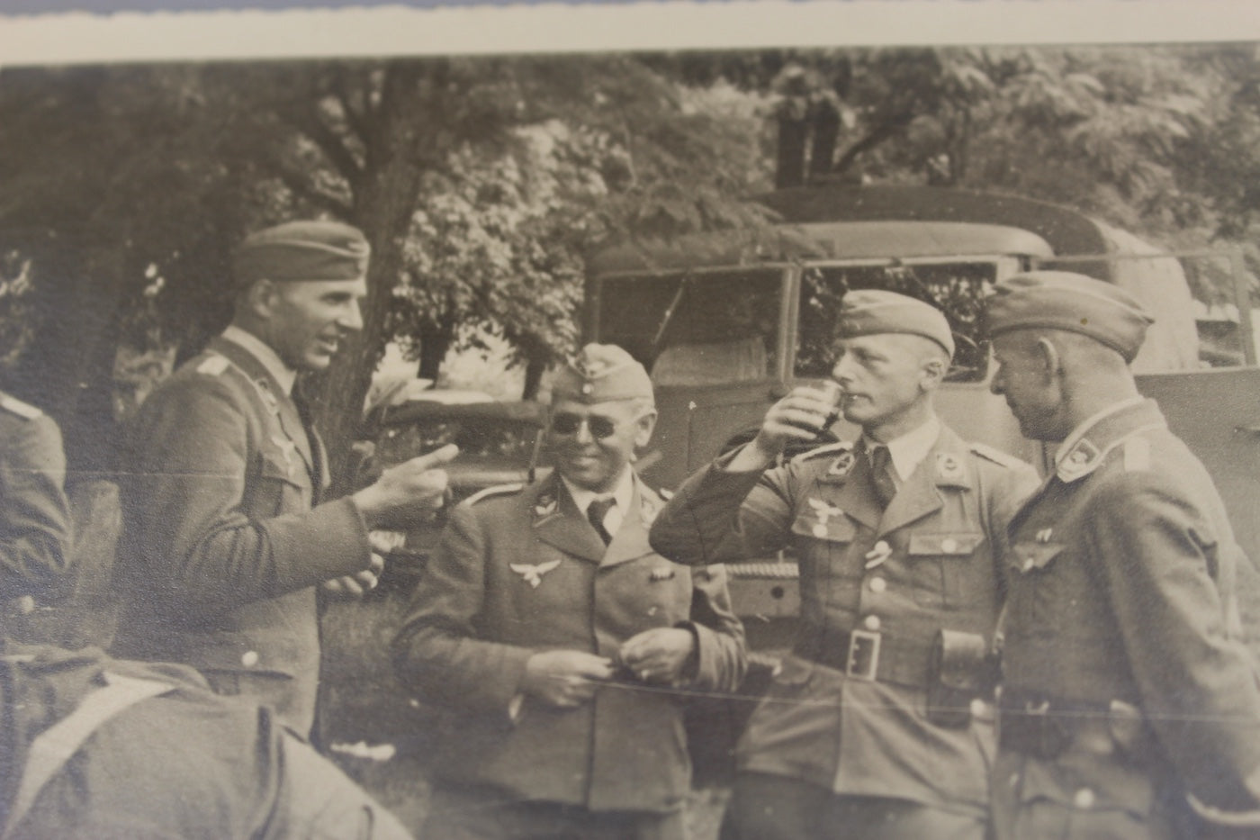 Foto "da campo" Ufficili Luftwaffe WW2