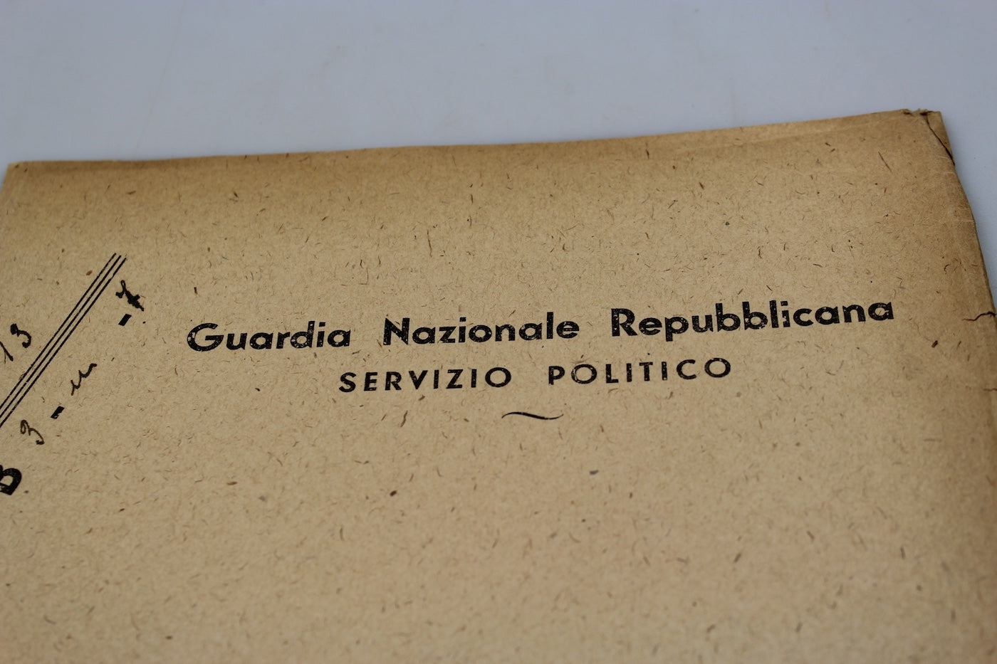 Cartella archivio GNR