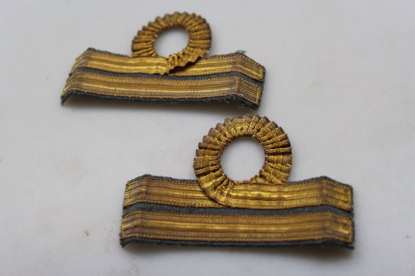 Coppia di gradi Ufficiale REI WW 2