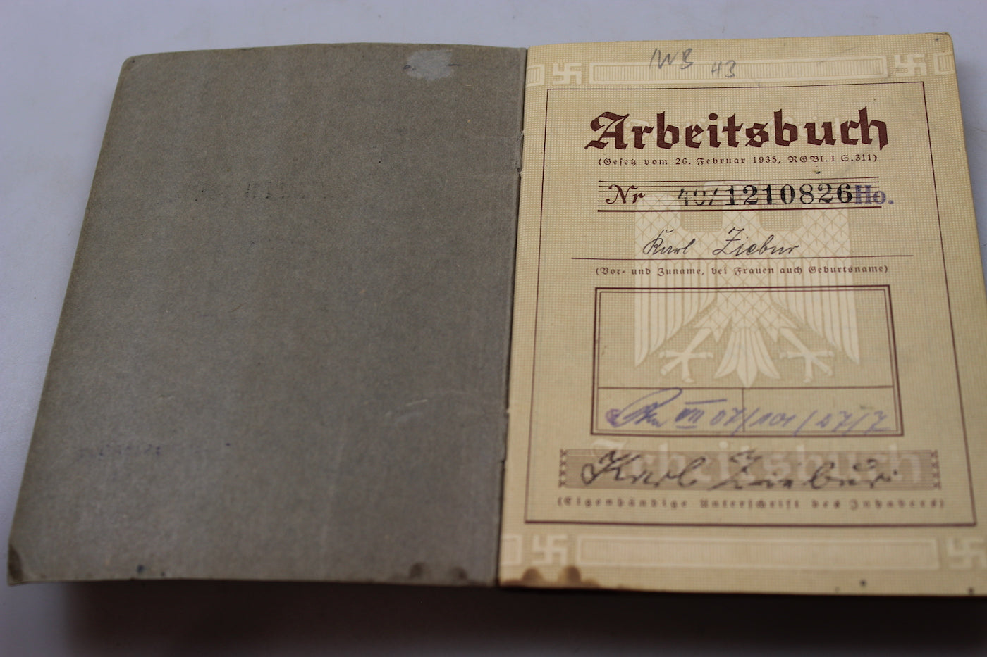 Arbeitsbuch prebellico