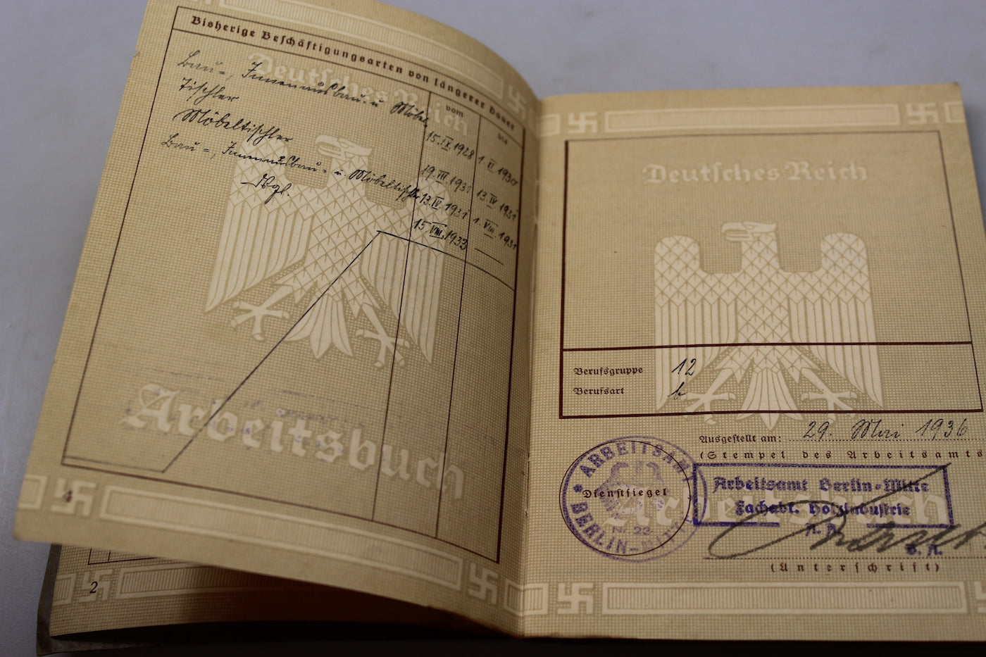 Arbeitsbuch prebellico
