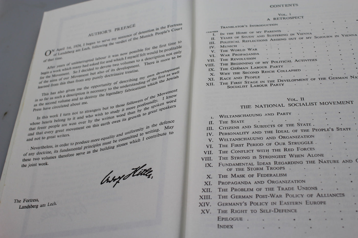 "Mein Kampf" Anastatica - fine anni 90' primi del 2000 in lingua Inglese
