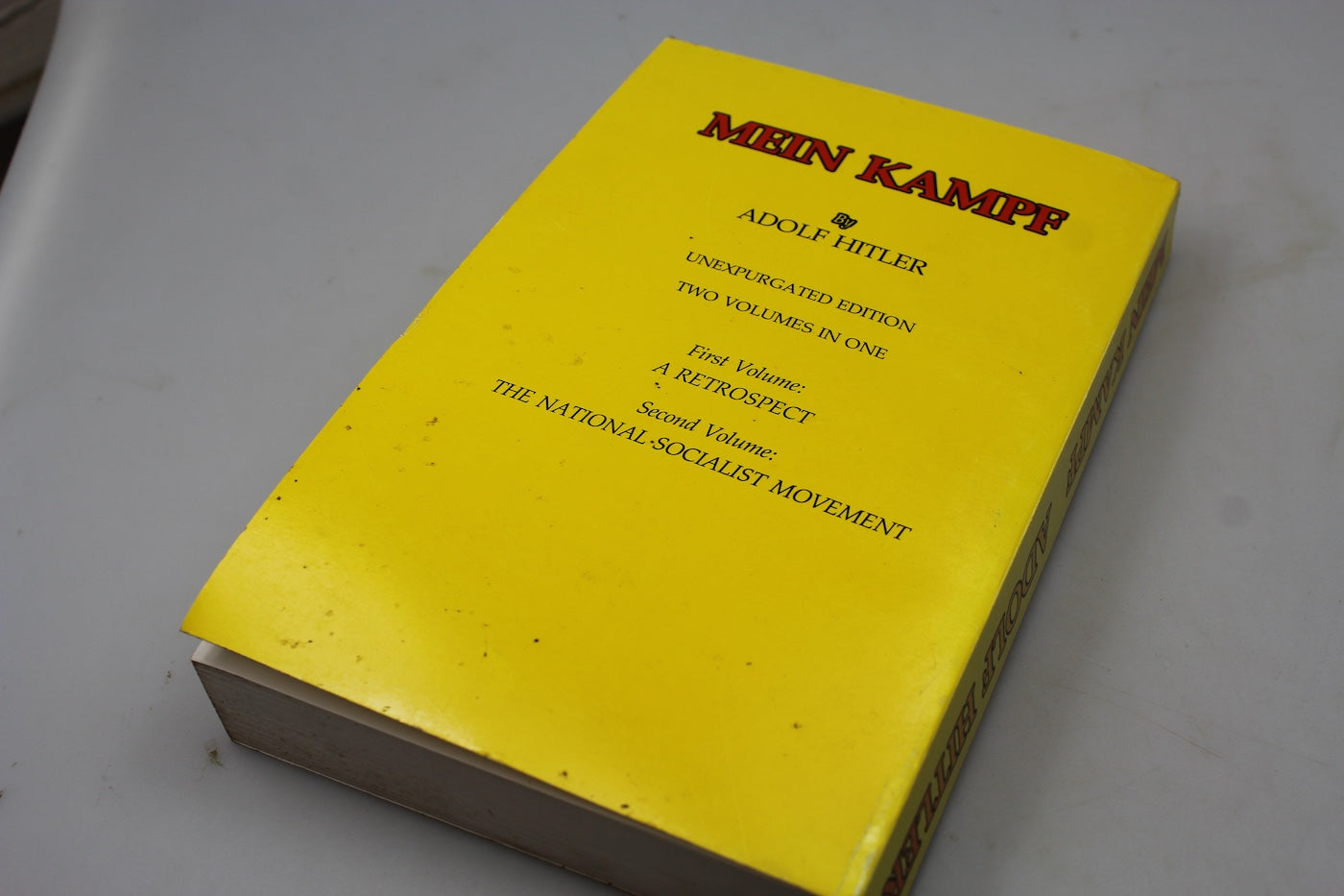 "Mein Kampf" Anastatica - fine anni 90' primi del 2000 in lingua Inglese