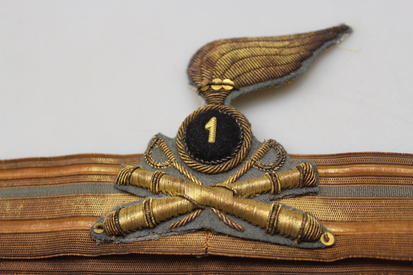 Fregio e gallone da Maggiore berretto M.34 Ufficiale "Voloire"
