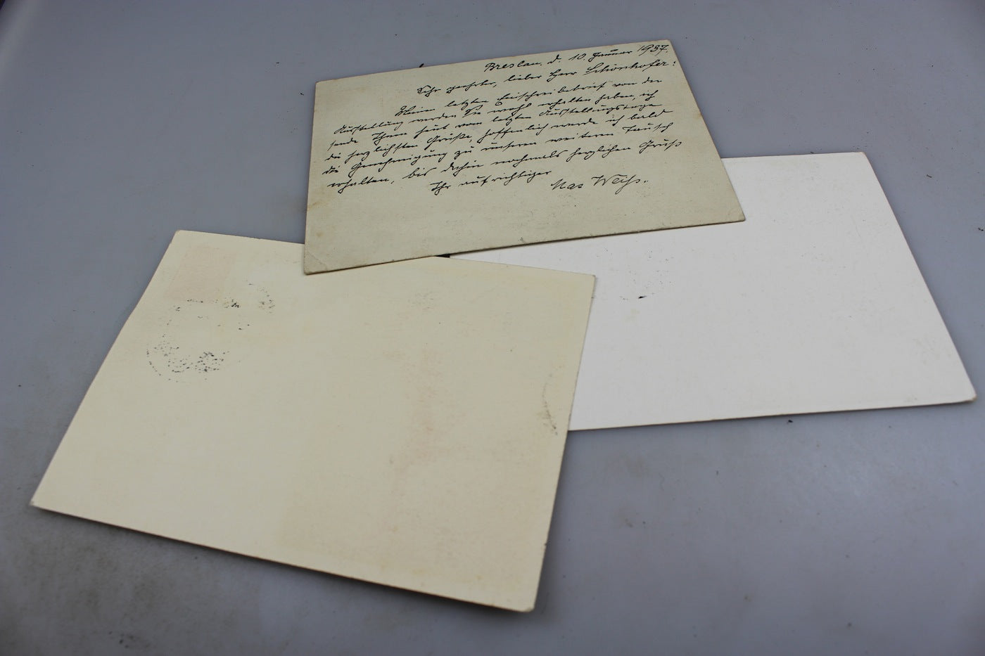 # 3 cartoline postali con annulli filatelici "Tag der Briefmarken"