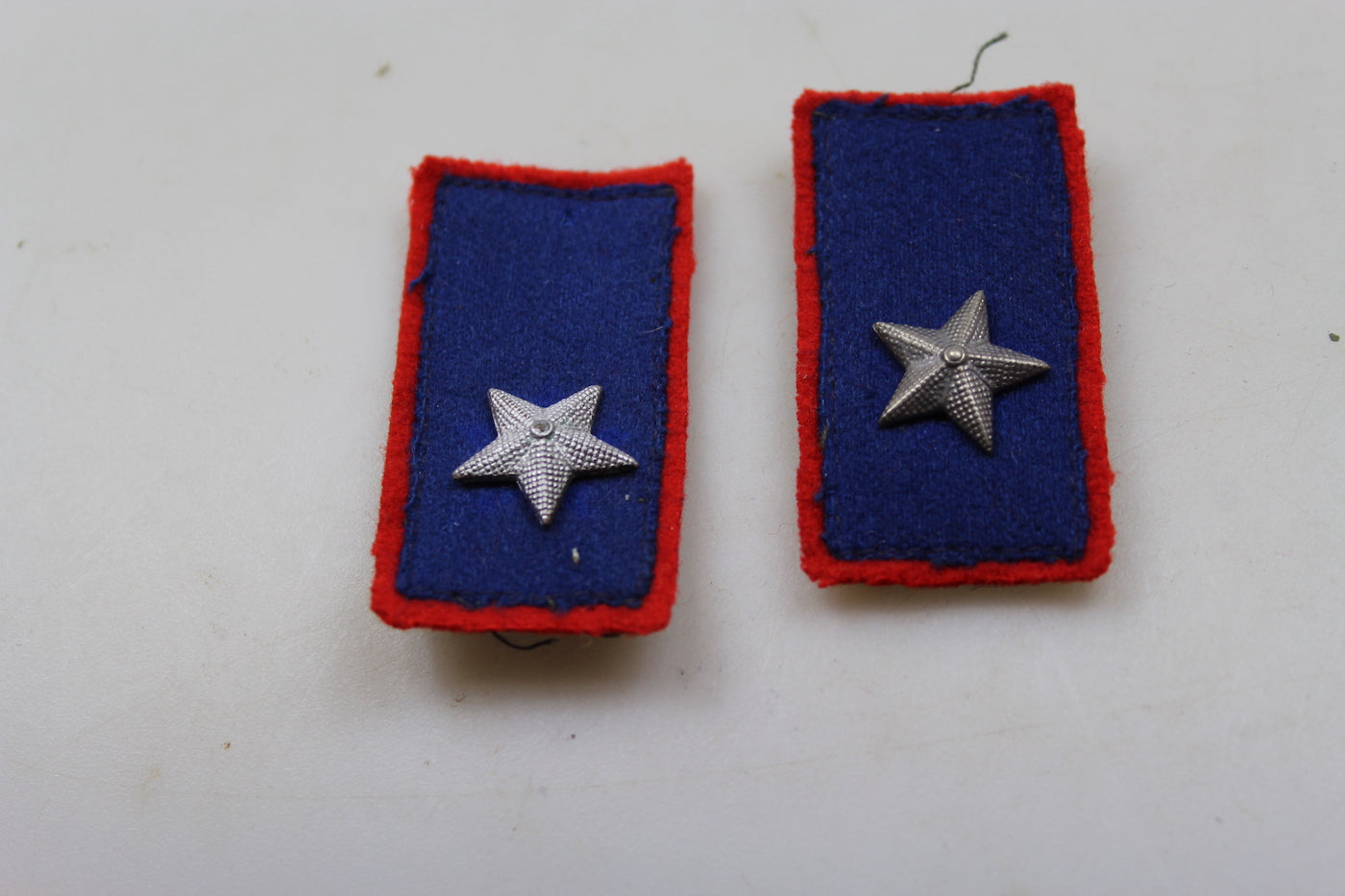 Coppia mostrine Ufficiale REI WW 2