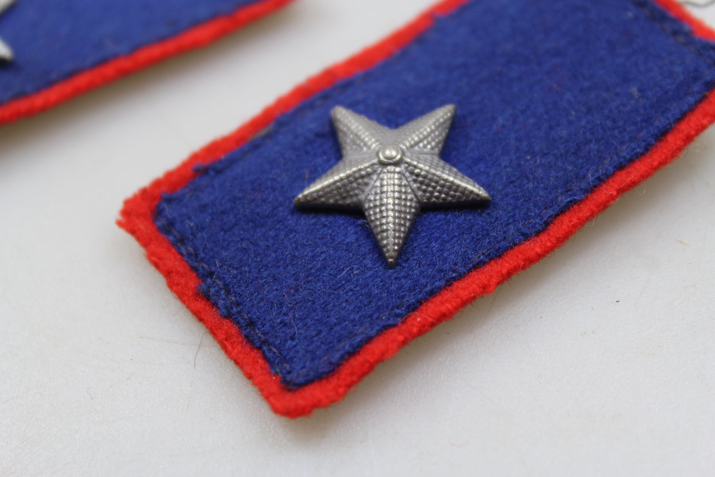Coppia mostrine Ufficiale REI WW 2