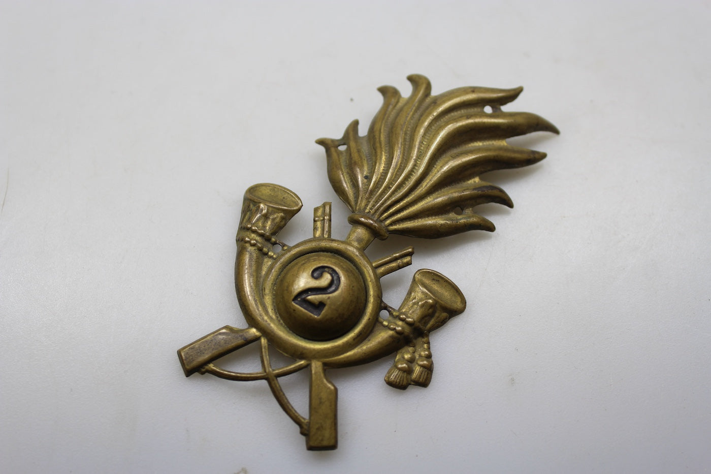 Fregio copricapo Regia Guardia di Finanza WW2