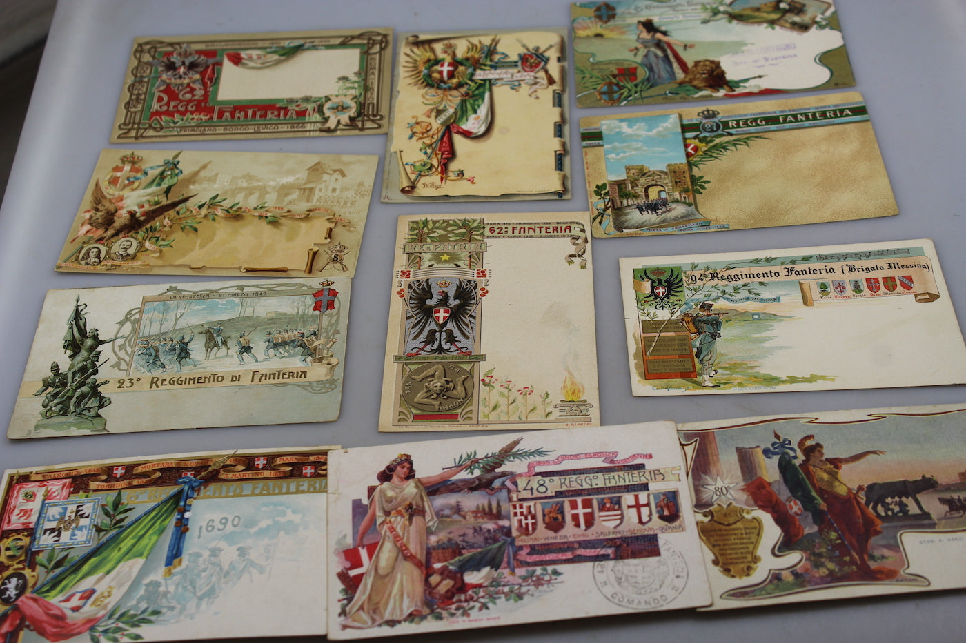 Cartoline postali Reggimenti Fanteria WW1