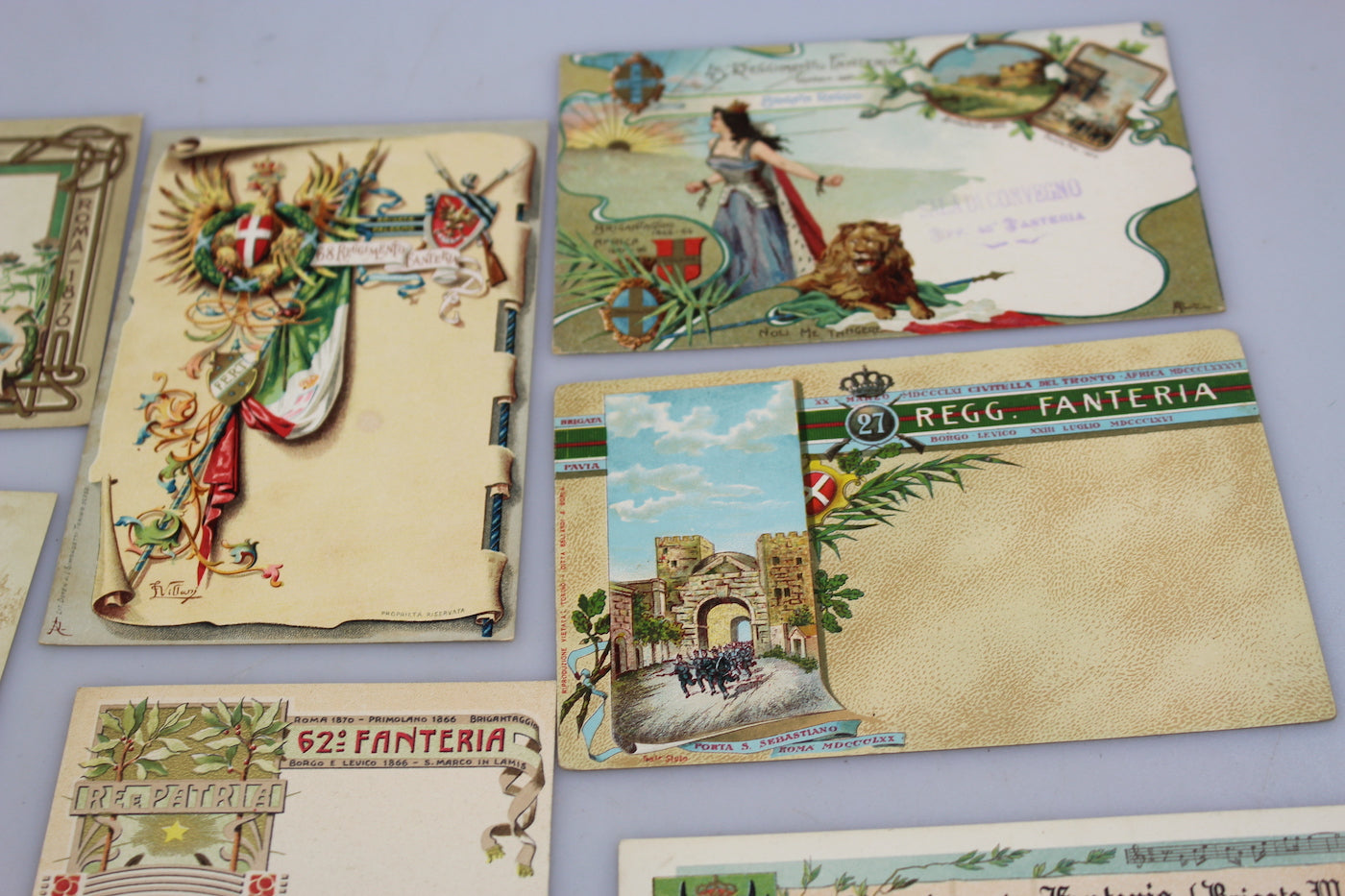 Cartoline postali Reggimenti Fanteria WW1