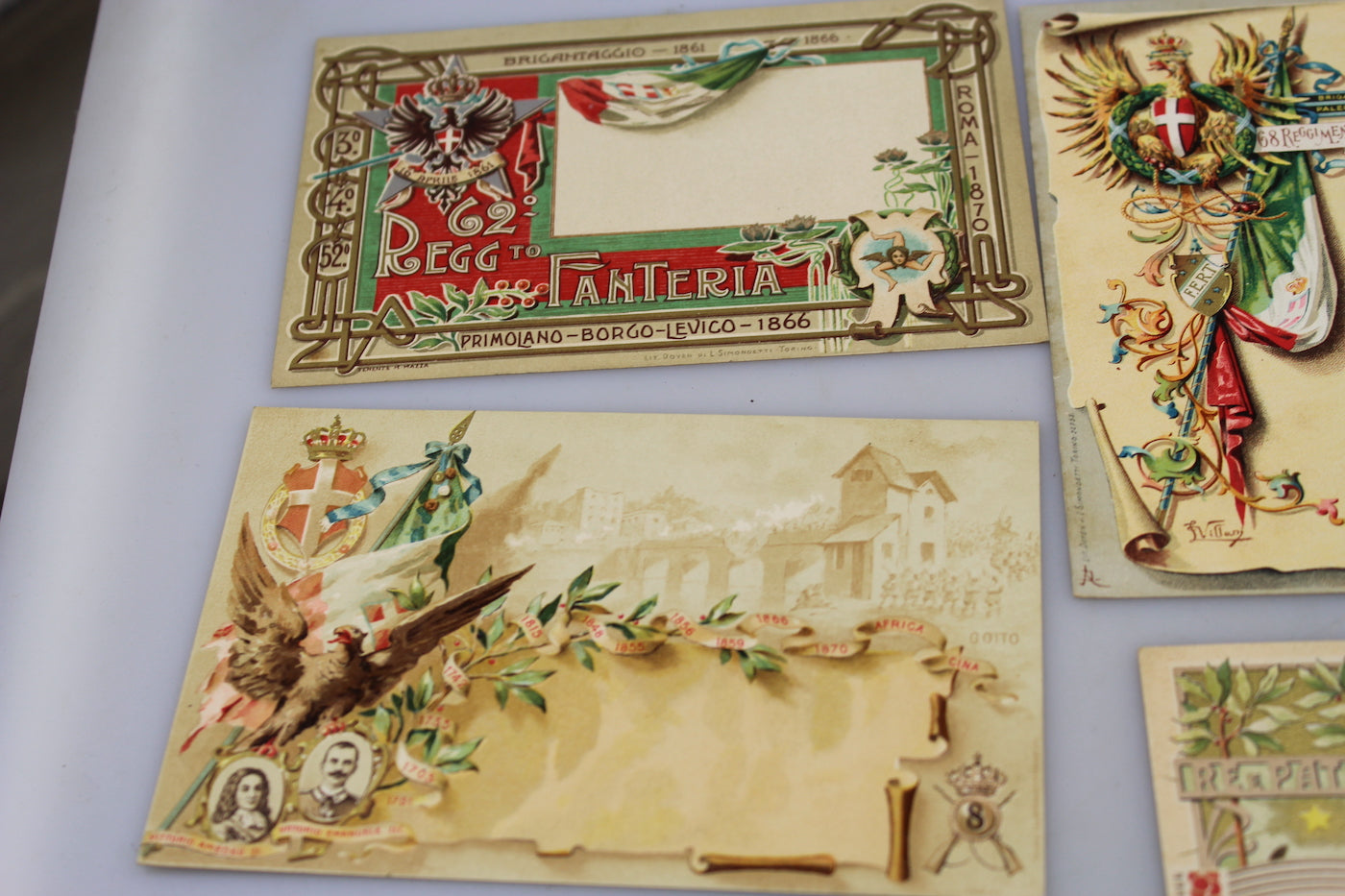 Cartoline postali Reggimenti Fanteria WW1