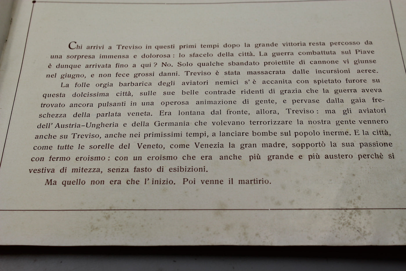 "Il Martirio di Treviso" -  1919 A. Fraccaroli