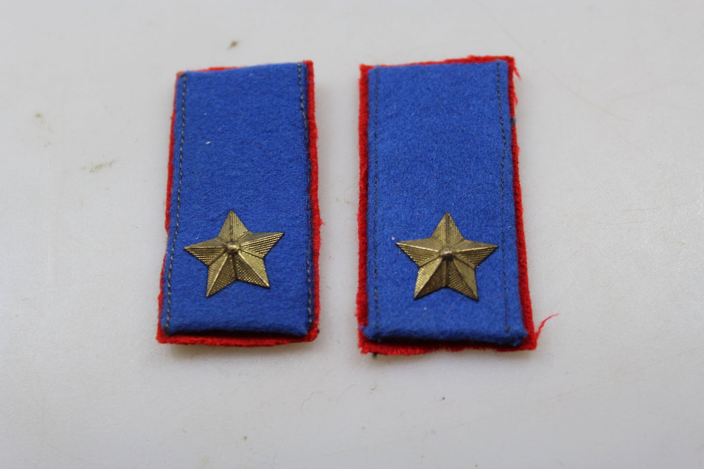 Coppia mostrine Ufficiale REI WW 2