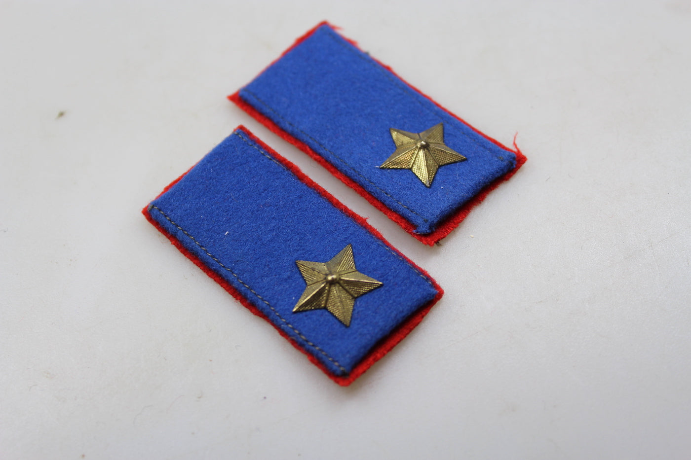 Coppia mostrine Ufficiale REI WW 2