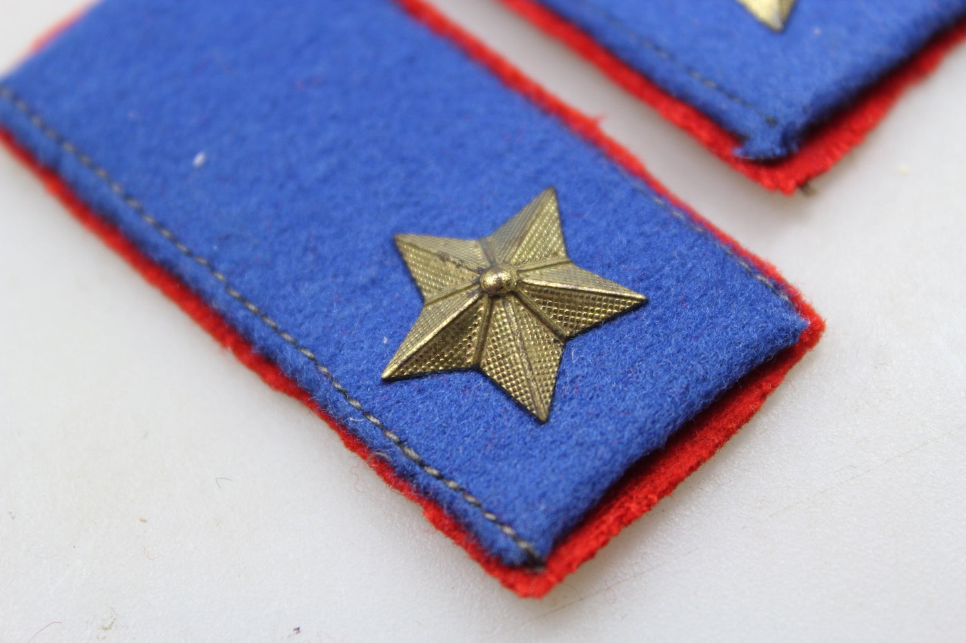 Coppia mostrine Ufficiale REI WW 2
