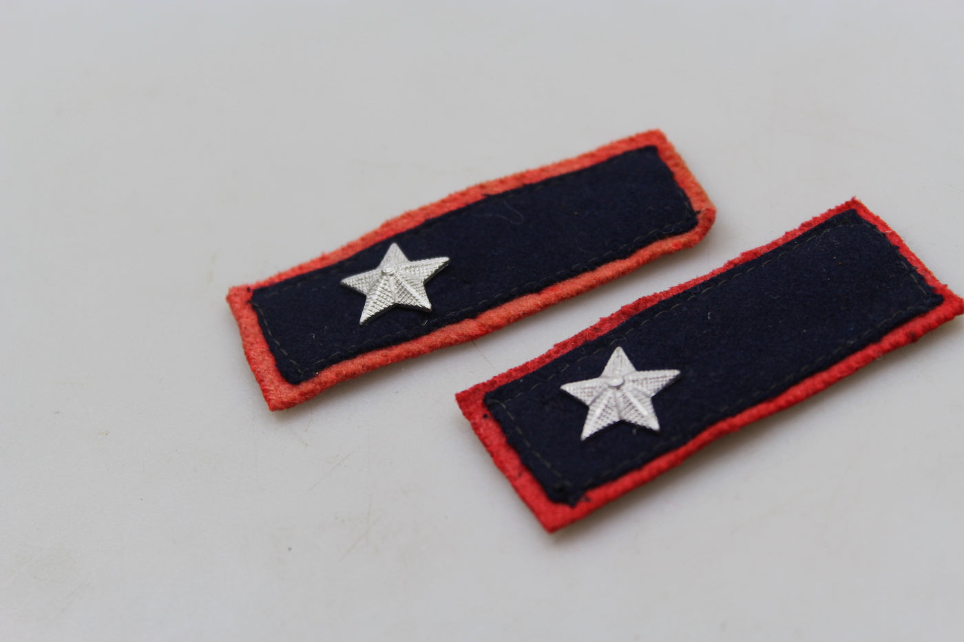 Coppia mostrine Ufficiale REI WW 2
