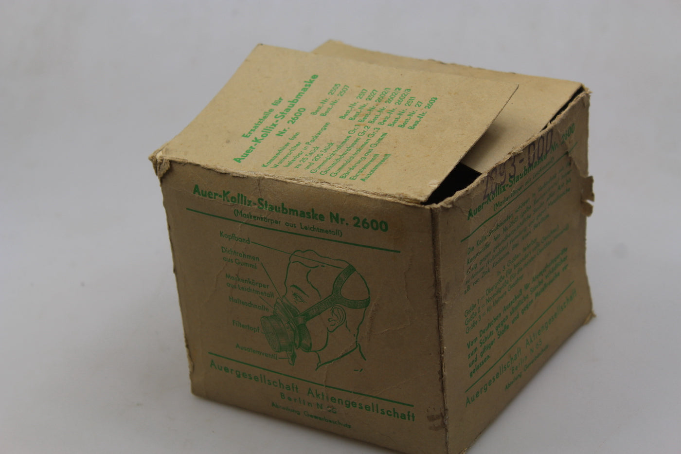 Maschera antigas "ufficio" WW2